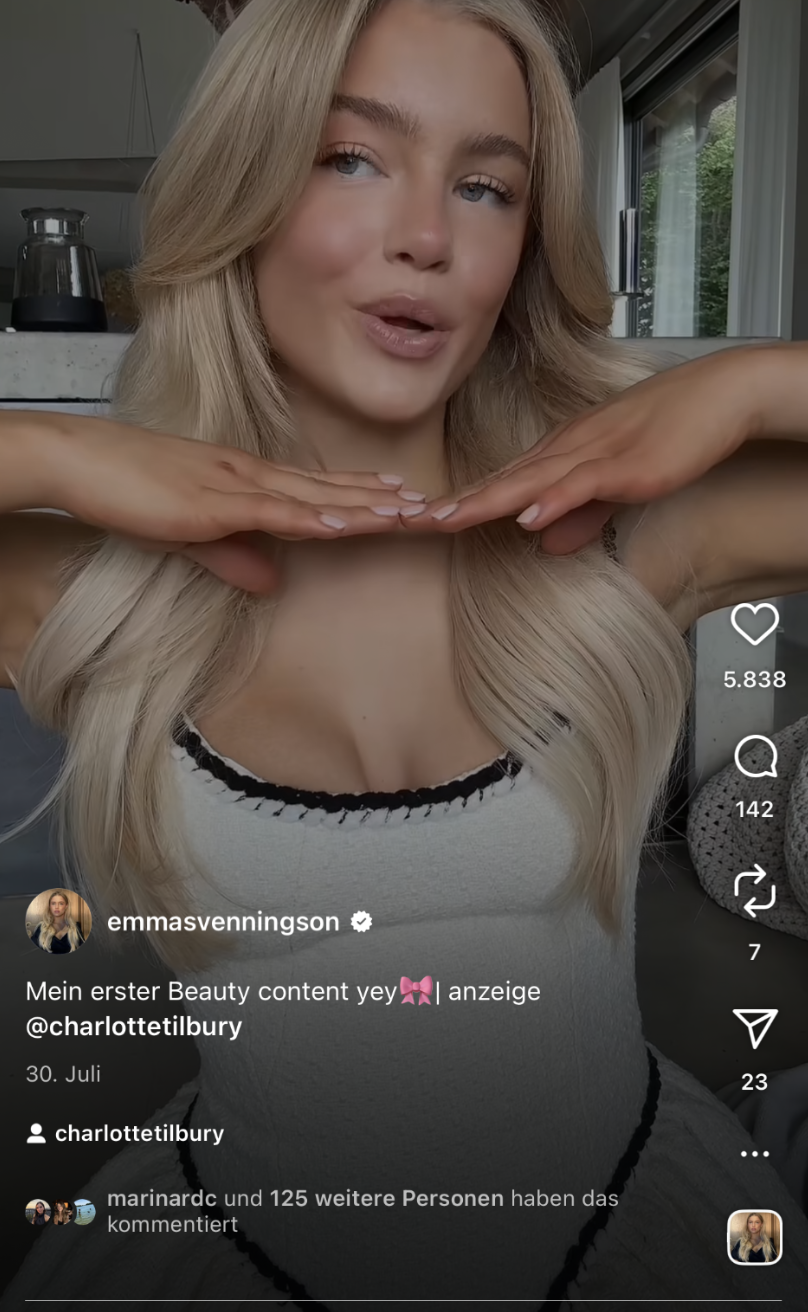 Beauty-Launch mit echter Stimme